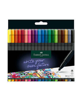 Faber Castell Fineliner 0,4mm (20pcs) (FC-151620) Faber Castell Fineliner 0,4mm (20pcs) (FC-151620)