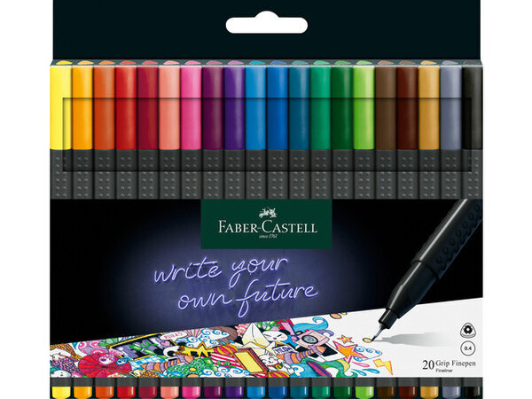Faber Castell Fineliner 0,4mm (20pcs) (FC-151620) Faber Castell Fineliner 0,4mm (20pcs) (FC-151620)