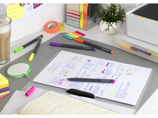 Faber Castell Fineliner 0,4mm Neon (5pcs) (FC-151603) Faber Castell Fineliner 0,4mm Neon (5pcs) (FC-151603)