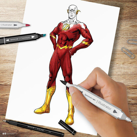 Spectrum Noir Fan-Art Like a Pro Art Kit The Flash (SN-PFAN-DC1-FLAS) Spectrum Noir Fan-Art Like a Pro Art Kit The Flash (SN-PFAN-DC1-FLAS)
