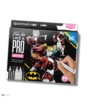 Spectrum Noir Fan-Art Like a Pro Art Kit Harley Quinn (SN-PFAN-DC1-HARL)