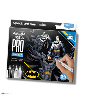 Spectrum Noir Fan-Art Like a Pro Art Kit Batman (SN-PFAN-DC1-BATM)