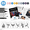 Spectrum Noir Fan-Art Like a Pro Art Kit Batman (SN-PFAN-DC1-BATM) Spectrum Noir Fan-Art Like a Pro Art Kit Batman (SN-PFAN-DC1-BATM)