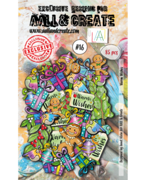 AALL and Create Ephemera Die-cuts Warm Wishes (AALL-EP-016)