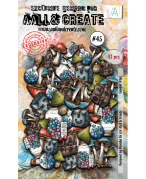 AALL and Create Ephemera Die-cuts Fungal Trips (AALL-EP-045)