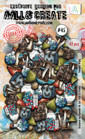 AALL and Create Ephemera Die-cuts Fungal Trips (AALL-EP-045) AALL and Create Ephemera Die-cuts Fungal Trips (AALL-EP-045)