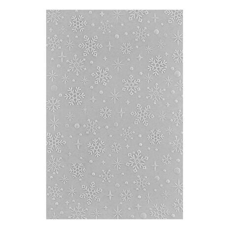 Spellbinders Simon's Snow Globes Sparkling Snow 3D Embossing Folder (E3D-069)