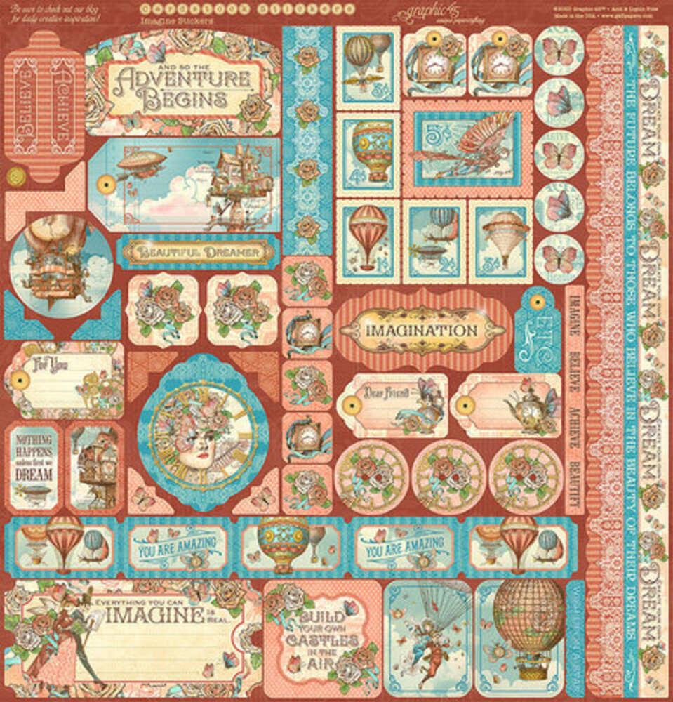 Graphic 45 Imagine 12x12 Inch Deluxe Collector's Edition (4502722)