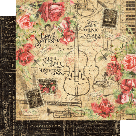 Graphic 45 Love Notes 12x12 Inch Deluxe Collector's Edition (4502782)