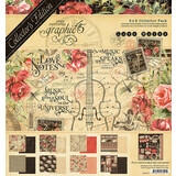 Graphic 45 Love Notes 8x8 Inch Deluxe Collector's Edition (4502781)