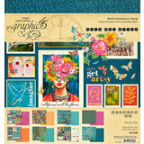 Graphic 45 Let's Get Artsy 8x8 Inch Collection Pack (4502753)
