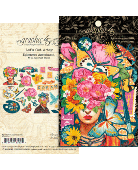 Graphic 45 Let's Get Artsy Ephemera Assortment (4502757) Graphic 45 Let's Get Artsy Ephemera Assortment (4502757)