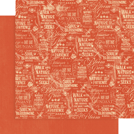 Graphic 45 Life is Abundant 12x12 Inch Patterns & Solids Paper Pack (4502777)