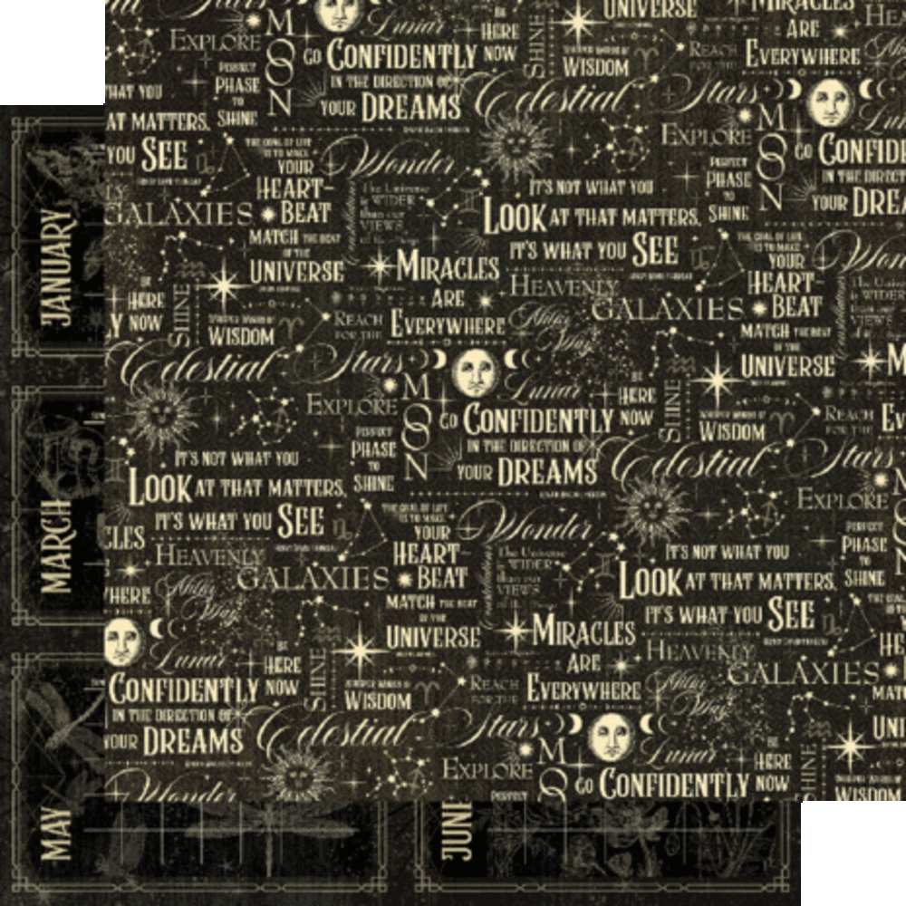 Graphic 45 Life is Abundant 12x12 Inch Patterns & Solids Paper Pack (4502777)