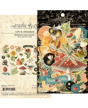 Graphic 45 Life is Abundant Ephemera Assortment (4502779) Graphic 45 Life is Abundant Ephemera Assortment (4502779)
