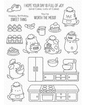My Favorite Things Kitchen Cuties Clear Stamps (JB-019) My Favorite Things Kitchen Cuties Clear Stamps (JB-019)