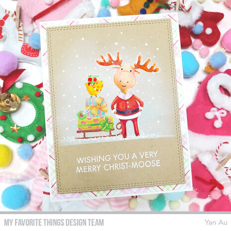 My Favorite Things Merry Moose Clear Stamps (YUZU-024)