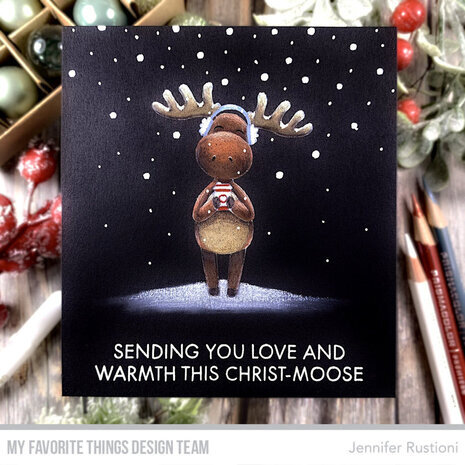 My Favorite Things Merry Moose Clear Stamps (YUZU-024)