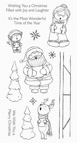 My Favorite Things Christmas Carols Clear Stamps (SY-63)
