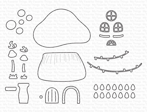 My Favorite Things Die-namics Gnome Home (MFT-2647)