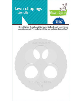 Lawn Fawn Reveal Wheel Templates: Little Snow Globe Dog (LF3273)