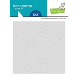 Lawn Fawn Lawn Clippings Poinsettia Background 6x6 Inch Stencils (LF3280)