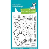 Lawn Fawn Little Snow Globe Bear Clear Stamps (LF3274)