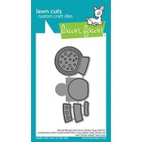 Lawn Fawn Reveal Wheel Little Snow Globe Dog Add-On Dies (LF3272)