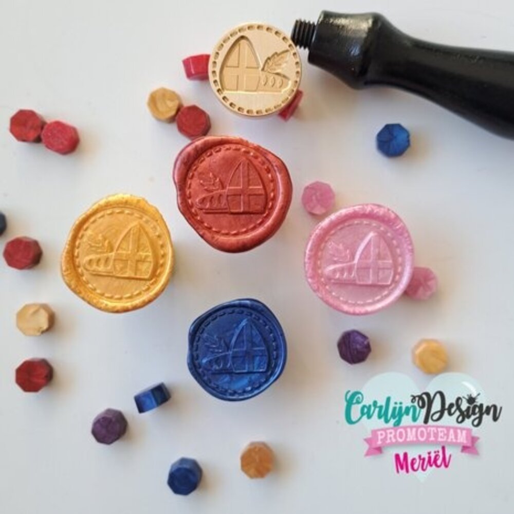 Carlijn Design Wax Seal Stamper 1 Inch Sinterklaas (CDWX-0052) Carlijn Design Wax Seal Stamper 1 Inch Sinterklaas (CDWX-0052)