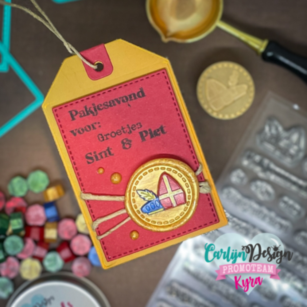 Carlijn Design Wax Seal Stamper 1 Inch Sinterklaas (CDWX-0052) Carlijn Design Wax Seal Stamper 1 Inch Sinterklaas (CDWX-0052)