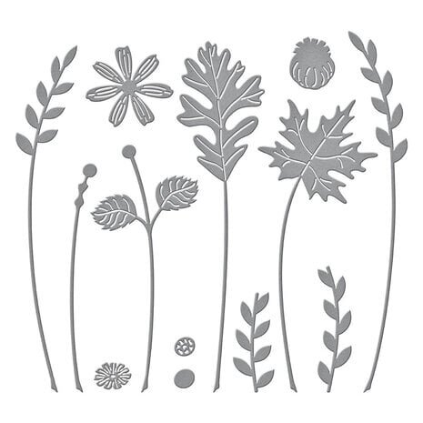 Spellbinders Serenade of Autumn Autumn Sealed Sprigs Dies (S4-1319)