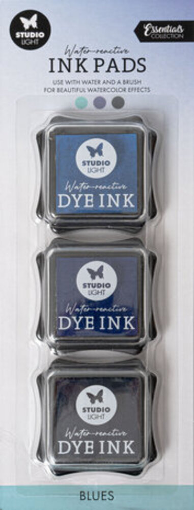 Studio Light Essentials Water-Reactive Ink Pads Blues (SL-ES-INKP15) Studio Light Essentials Water-Reactive Ink Pads Blues (SL-ES-INKP15)