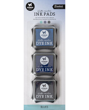 Studio Light Essentials Water-Reactive Ink Pads Blues (SL-ES-INKP15) Studio Light Essentials Water-Reactive Ink Pads Blues (SL-ES-INKP15)