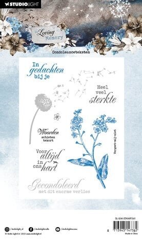 Studio Light In Loving Memory Clear Stamps Condoleanceteksten (SL-ILM-STAMP561) Studio Light In Loving Memory Clear Stamps Condoleanceteksten (SL-ILM-STAMP561)