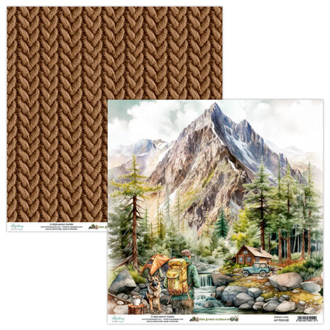 Mintay The Great Outdoors 6x6 Inch Scrapbooking Paper Pad (MT-TGO-08)