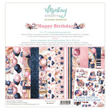 Mintay Happy Birthday 12x12 Inch Scrapbooking Paper Set (MT-HAB-07)