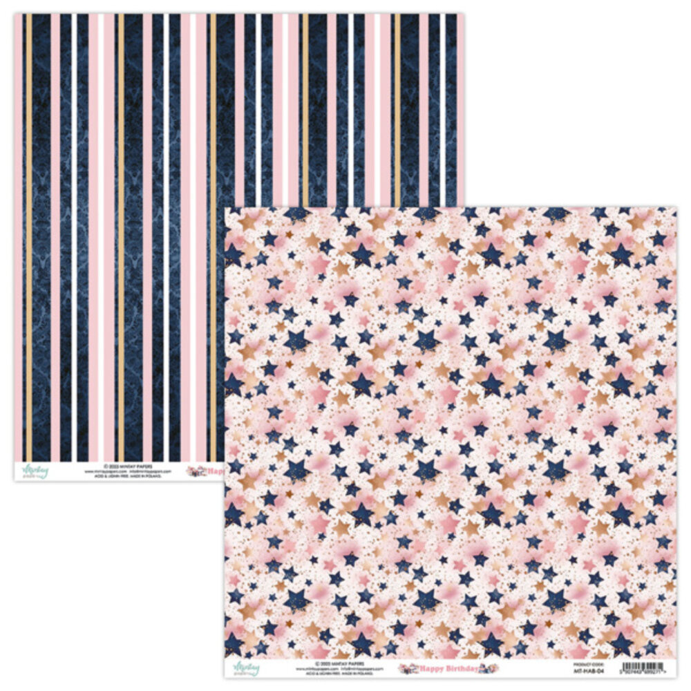 Mintay Happy Birthday 6x6 Inch Scrapbooking Paper Pad (MT-HAB-08) Mintay Happy Birthday 6x6 Inch Scrapbooking Paper Pad (MT-HAB-08)
