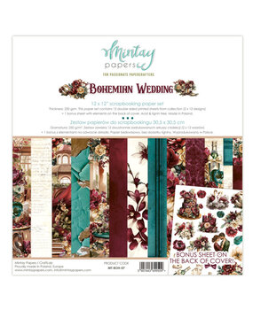Mintay Bohemian Wedding 12x12 Inch Scrapbooking Paper Set (MT-BOH-07) Mintay Bohemian Wedding 12x12 Inch Scrapbooking Paper Set (MT-BOH-07)