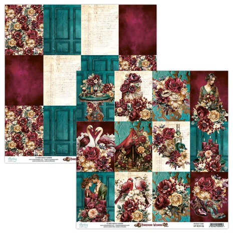 Mintay Bohemian Wedding 12x12 Inch Scrapbooking Paper Set (MT-BOH-07) Mintay Bohemian Wedding 12x12 Inch Scrapbooking Paper Set (MT-BOH-07)