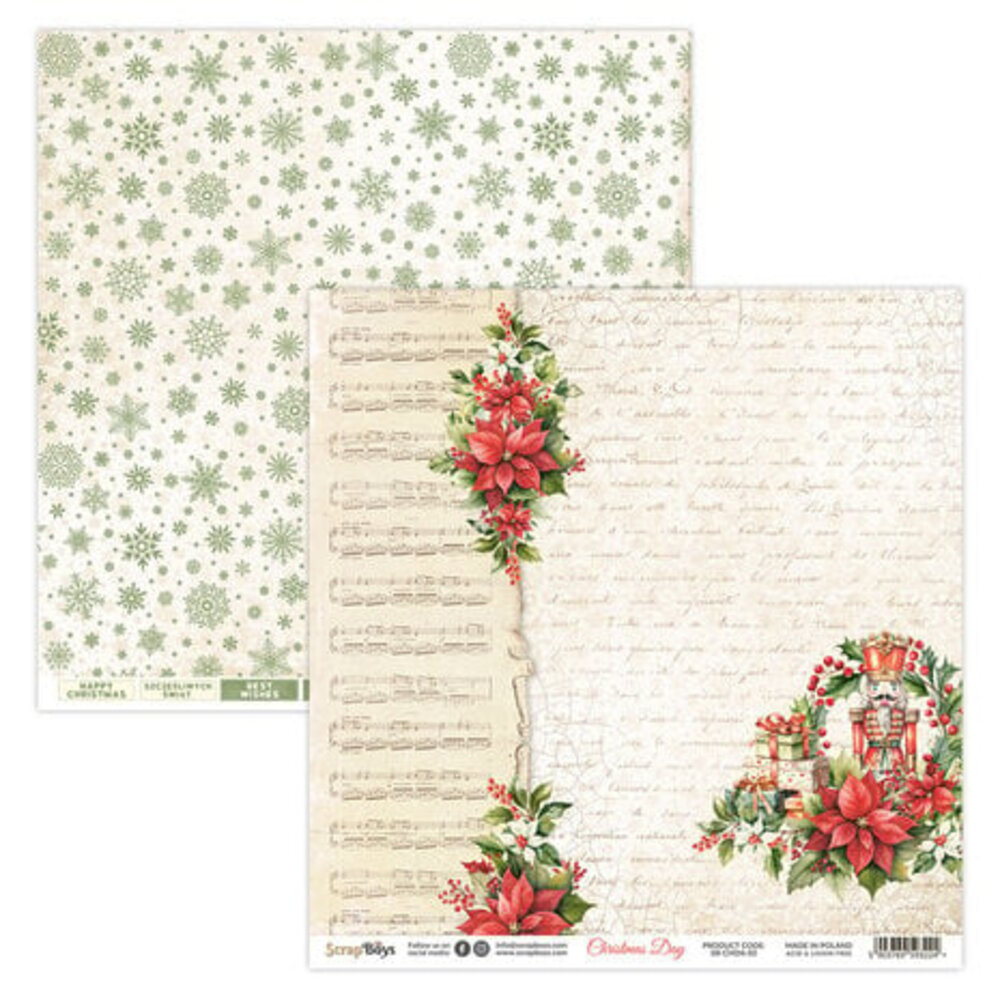 ScrapBoys Christmas Day 12x12 Inch Paper Pack (SB-CHDA-08) ScrapBoys Christmas Day 12x12 Inch Paper Pack (SB-CHDA-08)