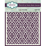 Creative Expressions Lace Crochet 6x6 Inch Stencil (CEST138)