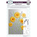 Creative Expressions Companion Colouring Stencil Wildflowers (CEST132)