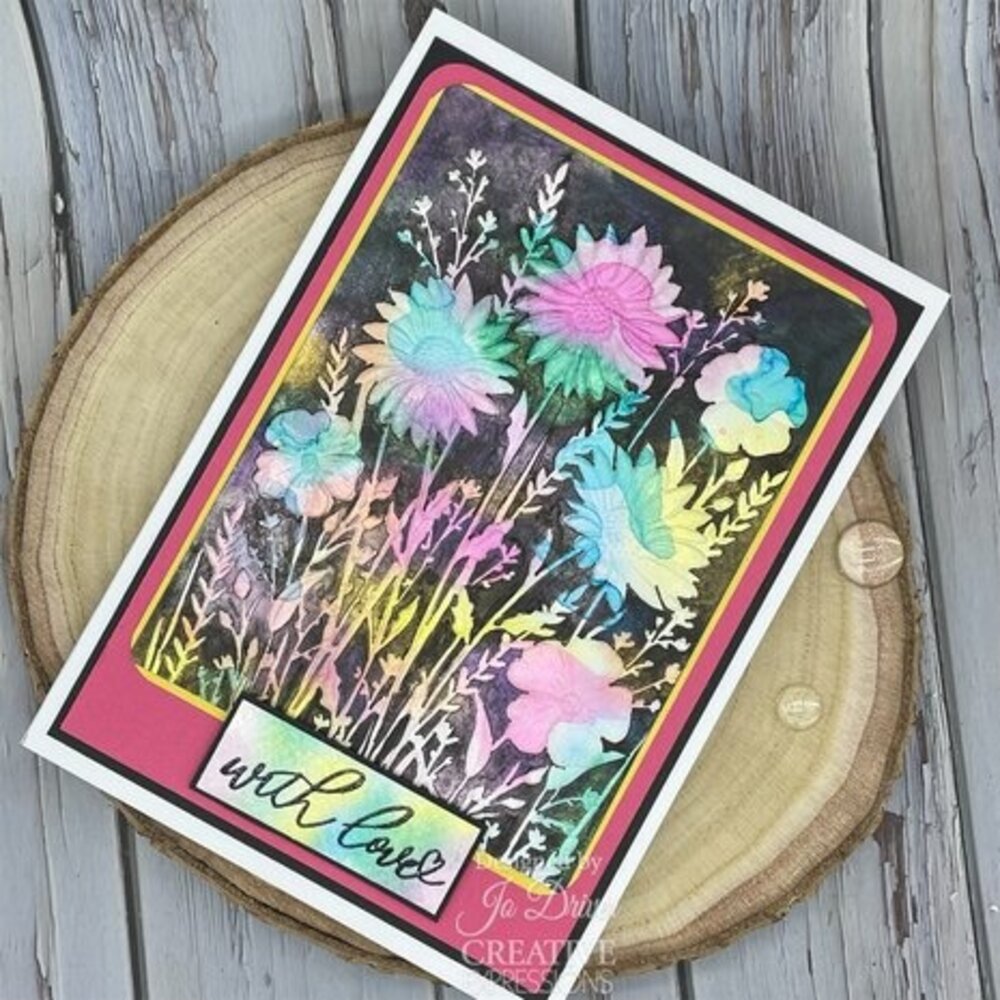 Creative Expressions Wildflowers 3D Embossing Folder (EF3D-070) Creative Expressions Wildflowers 3D Embossing Folder (EF3D-070)