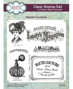 Creative Expressions Taylor Made Journals Clear Stamp Haute Couture (CEC1052) Creative Expressions Taylor Made Journals Clear Stamp Haute Couture (CEC1052)