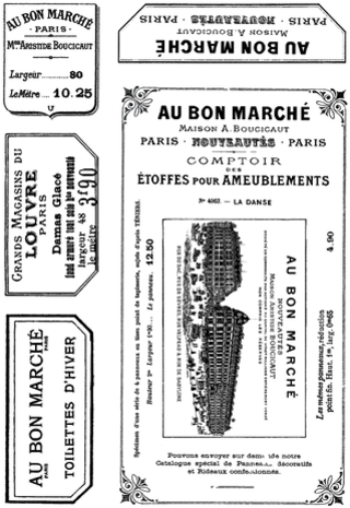 Creative Expressions Taylor Made Journals Clear Stamp Au Bon Marche (CEC1053)