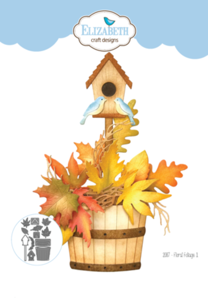 Elizabeth Craft Designs Floral Foliage 1 Dies (2087) Elizabeth Craft Designs Floral Foliage 1 Dies (2087)