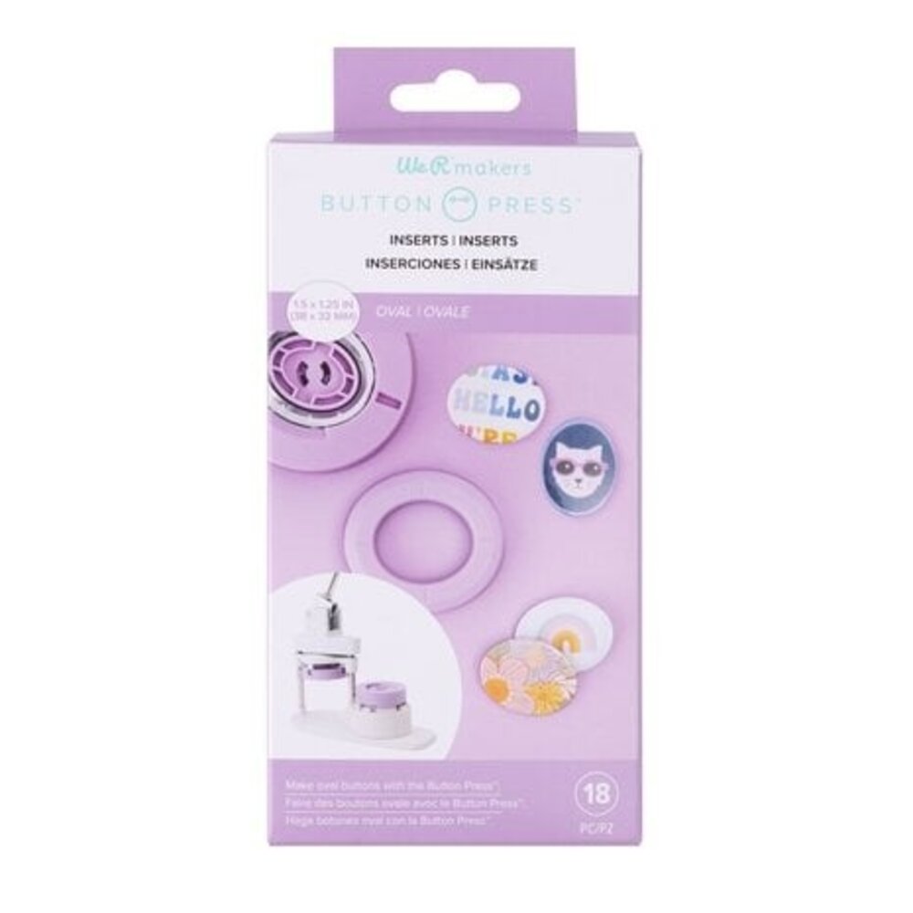 We R Memory Keepers Button Press Small Oval Insert (60001018) We R Memory Keepers Button Press Small Oval Insert (60001018)