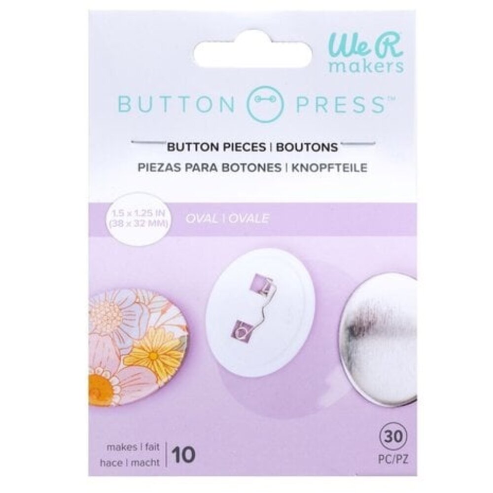 We R Memory Keepers Button Press Small Oval Button Kit (60001019)