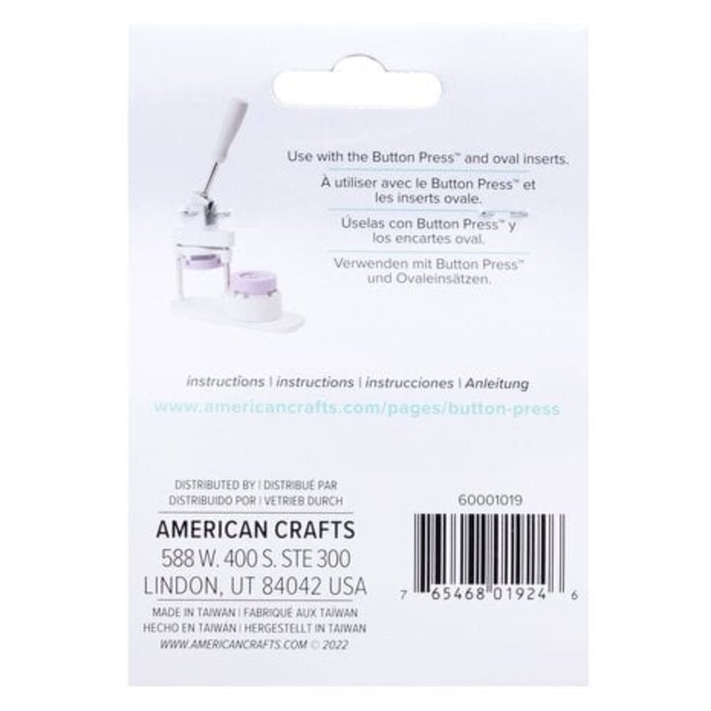 We R Memory Keepers Button Press Small Oval Button Kit (60001019)