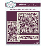 Creative Expressions Jamie Rodgers Stencils Delicate Dragonflies (CEST073)
